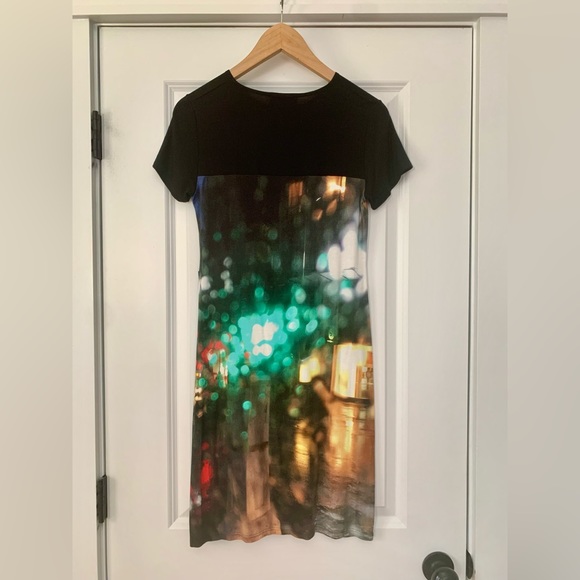 Agnès b. Prestige photo print dress, size 2. - Picture 2 of 4